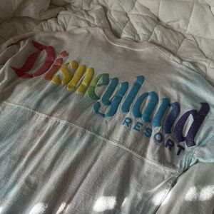 Disneyland Rainbow Pastel Tie Dye Spirit Jersey XS